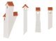 Chimneys -- pkg(4), HO, Faller Gmbh 180858
