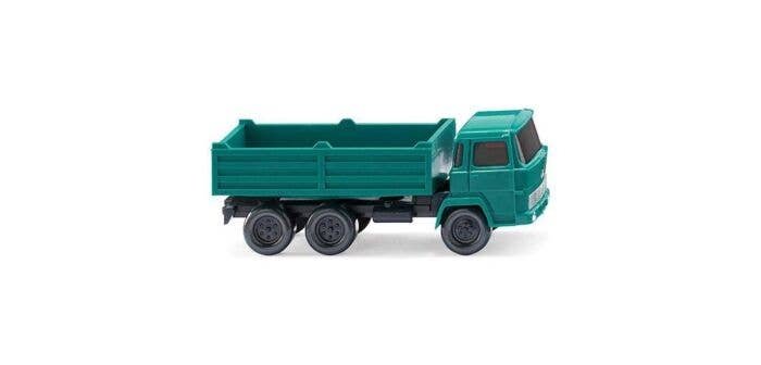 Magirus Dump Truck - Assembled -- Blue, N, Wiking 94510