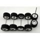 Tractor/Trailer Wheel Set -- 1mm, HO, HO Logistics Replicas 18850