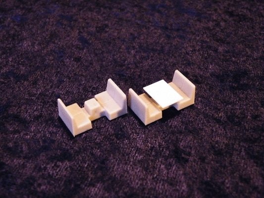 Passenger Car Seating -- Cafe Booths pkg(10), HO, Palacecarco LLC 500510