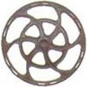 Equipco Type Brake Wheels pkg(8) -- Dark Boxcar Red, HO, Kadee Quality Products 2021