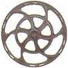 Equipco Type Brake Wheels pkg(8) -- Dark Boxcar Red, HO, Kadee Quality Products 2021
