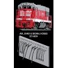Diesel Locomotive Rubber MU & Brake Hose Set -- 16 Pieces, HO, Hi-Tech Details 6034