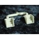 Underbody Details pkg(4) -- 4-Tread Fixed Steps For Rock Island Rebuilt Coaches, HO, Palacecarco LLC 4003