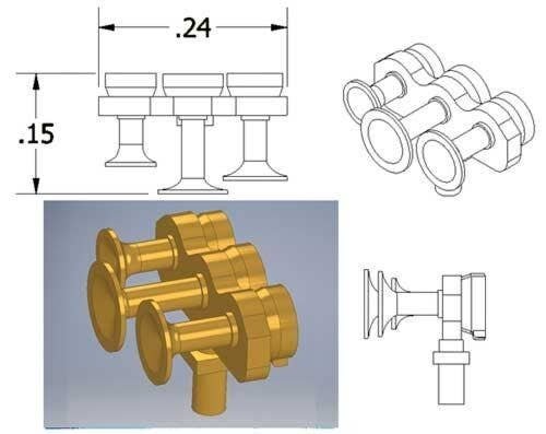 Nathan Air Horn -- M3, HO, Cal Scale 668