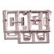 Assorted Mirrors -- Package, HO, Herpa Models 5334