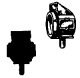 Steam Loco Headlight (Brass Castings) -- Northern Pacific Style, HO, Cal Scale 208