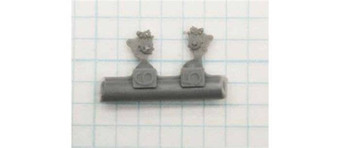 Hopper - Gondola Drop Door Operators -- pkg(8), HO, Tichy Train Group 3085