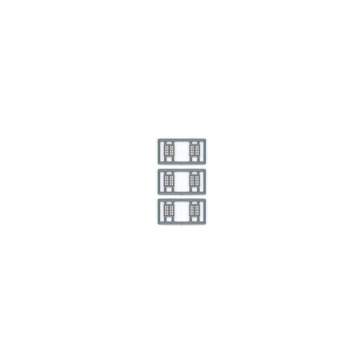 Windows - Double Hung pkg(6) -- 4/4 Double Scale 56 x 64` (Fits .38 x .43` Opening), N, Tichy Train Group 2516
