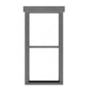 1/1 Double-Hung Window pkg(12), HO, Tichy Train Group 8241