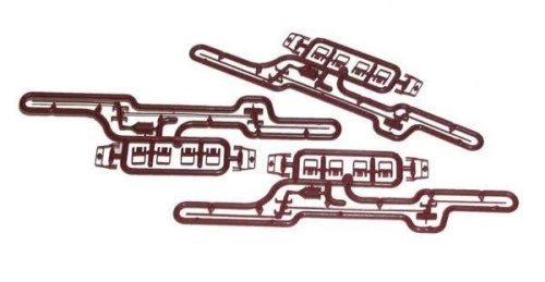 Stirrup & Brake Rod Set -- Brown pkg(3), HO, Accurail Inc 182