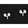 SP Frog-Eye Caboose Marker Lights -- 1 Pair, HO, Details West 380