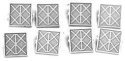 X Air Filters -- Plastic pkg(8), HO, Cal Scale 750