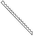Stairs & Steps -- Stair Riser pkg(6), HO, Alexander Scale 1201