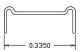Grab Irons (.012′ Wire) -- Ladder Grabs pkg(12), HO, Cal Scale 511