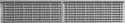 Radiator Grilles & Shutters pkg(4) -- For 35-Line Diesel Locomotives, HO, Cannon & Company 1402