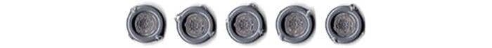 Ajax Brakewheels -- pkg(5), HO, Tichy Train Group 3088