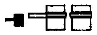 Stake Pocket w/2 U-Bolts -- Plastic pkg(24), HO, Grandt Line Products Inc 5036