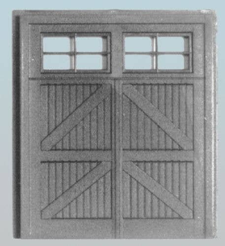 Doors -- Hinged Freight, 10 x 9′, HO, Smalltown USA 5