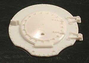 Chicago & North Western-Style Smoke Box Front -- Plastic, HO, Cal Scale 608