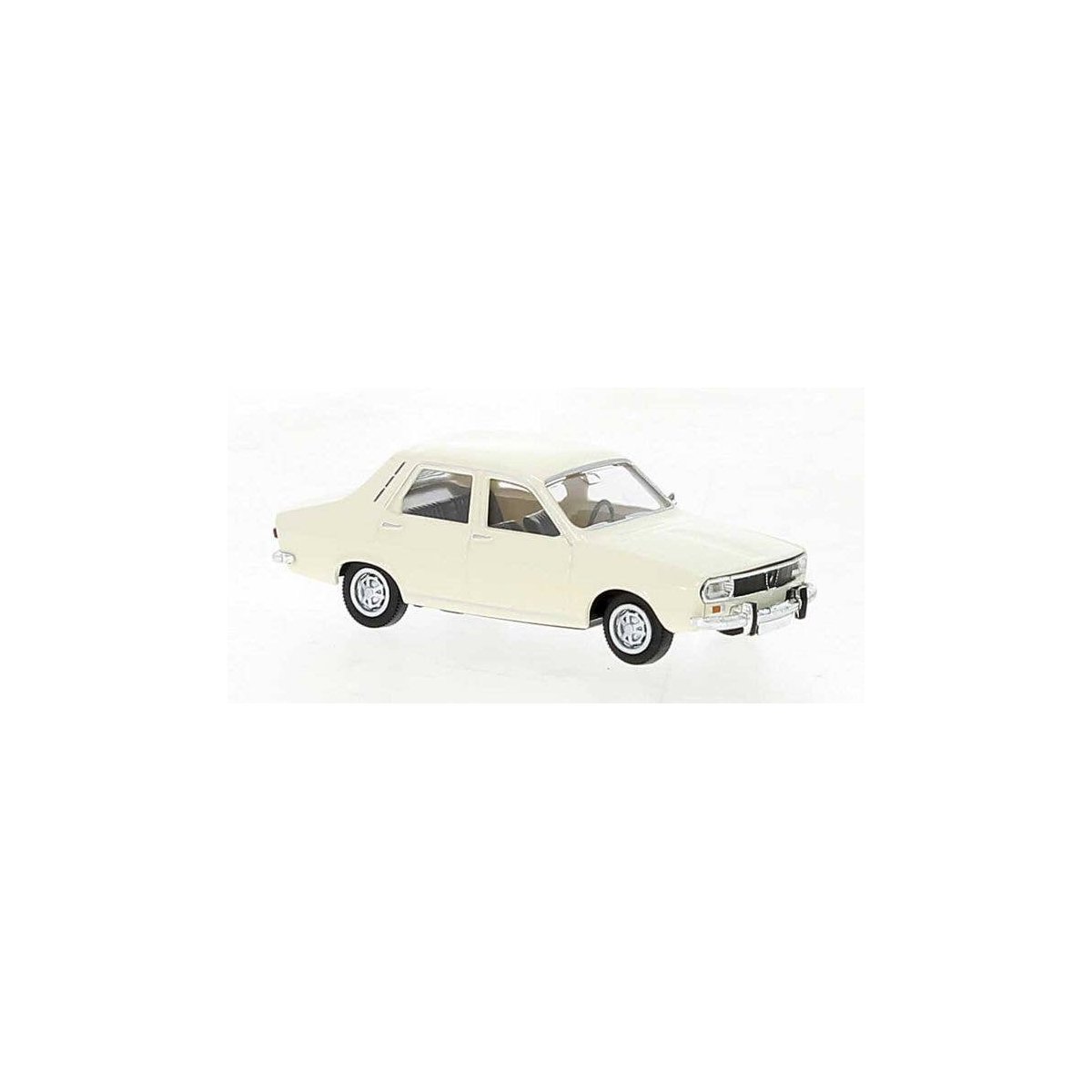 1969-1980 Renault R 12 Sedan TL - Assembled -- Ivory, HO, Brekina Automodelle 14523