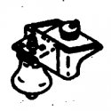 Bells pkg(2) -- Front Mount, HO, Details West 135