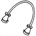 MU Cables -- Double Plugs pkg(4), HO, Details West 218