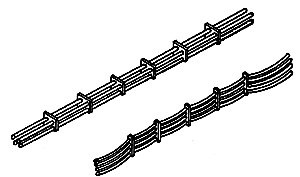Traction Motor Cable Set, HO, Details West 224