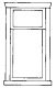 Window large 2-pane 4/, HO, Alexander Scale 2504