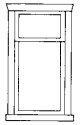 Window large 2-pane 4/, HO, Alexander Scale 2504