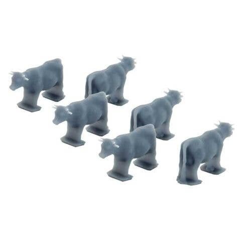 Cow Load 2-Pack -- Unpainted 3D Print - 6 Cows, N, Micro Trains Line 49994006