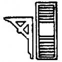 Eave Bracket & Louver Vent, N, Grandt Line Products Inc 8016