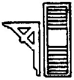 Eave Bracket & Louver Vent, N, Grandt Line Products Inc 8016