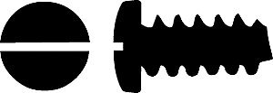 2 Self-Tapping Steel Sheet Metal Screws pkg(24) -- 1/4 x .088′ .64 x .22cm, All Scales, Walthers Tools & Screws 1190