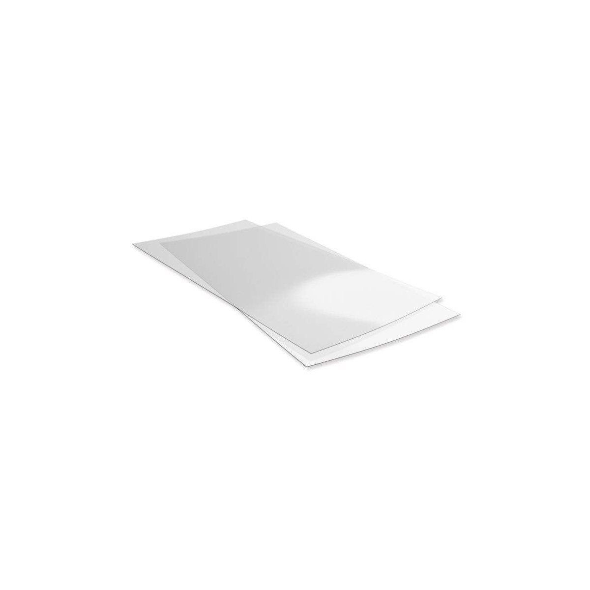 Styrene Sheet Clear - 6 x 12` 15.2 x 30.5cm -- .015` .04cm pkg(2), All Scales, Evergreen Scale Models 9007
