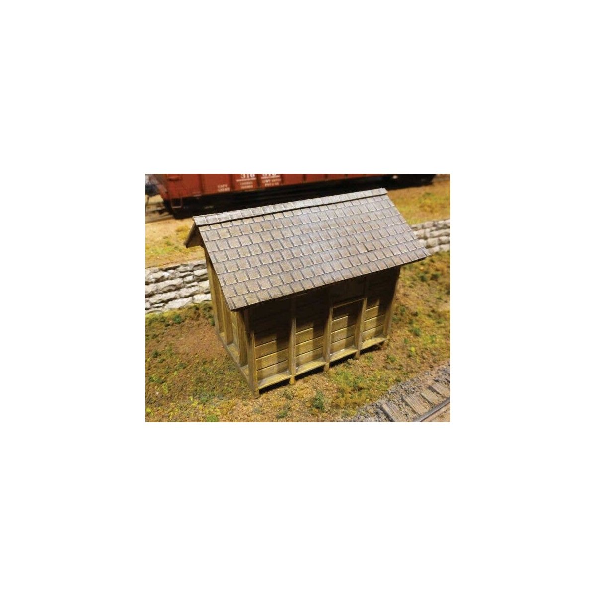 Flexible Shake Shingle Roof Sheet -- Small for HO & N Scales 3-3/4 x 12′ 9.5 x 30.5cm, All Scales, Chooch Enterprises 8920