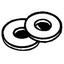 Hob-Bits(R) Brass Washers -- 00-90, All Scales, Woodland Scenics 891