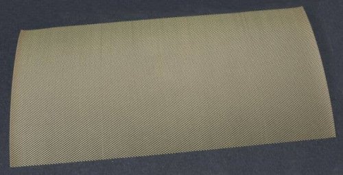 Micro-Mesh - 3 x 6 x .005′ 7.6 x 15.2 x .013cm -- Brass, All Scales, Scale Scenics 3501