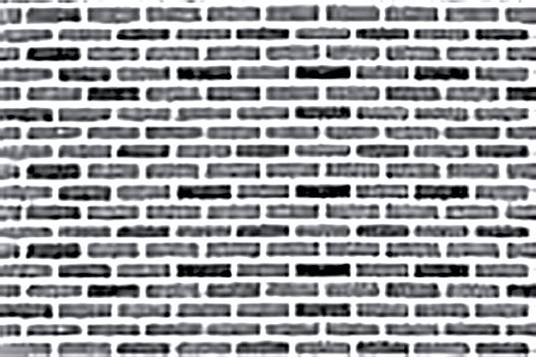 Patterned Plastic Sheet 2-Pack -- Brick 7-1/2 x 12′ 19.1 x 30.5cm, HO, JTT Miniature Tree 97422