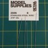 Stainless Steel Wire pkg(4) -- .019′ Diameter, HO, Detail Associates 3506