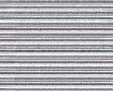 Patterned Sheets - Siding - Corrugated - .020 x 7 x 12` pkg(2) -- White - .080` Spacing, O, Plastruct Inc 91519