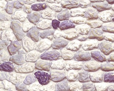 Patterned Sheets - Stone Wall - .020 x 7 x 12` pkg(2) -- .310` Beige Stones, All Scales, Plastruct Inc 91559