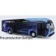 Nova Bus LFSe Electric Transit Bus - Assembled -- Nova Bus (Demonstrator blue, black, green), HO, Iconic Replicas 870501