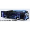 Nova Bus LFSe Electric Transit Bus - Assembled -- Nova Bus (Demonstrator blue, black, green), HO, Iconic Replicas 870501