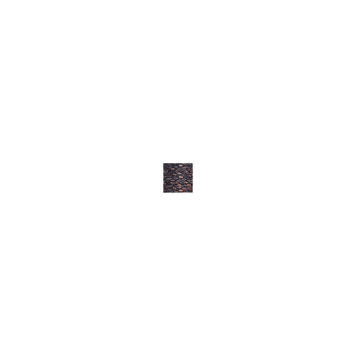 Wall Card 8-1/4` x 5-13/16` (21cm x 14.8cm) -- Dark Brick /2, HO, Busch Gmbh & Co Kg 7424