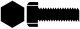 1-72 Brass Hex Head Machine Screws -- 3/16 x .073′ .19 x .19cm pkg(12), All Scales, Walthers Tools & Screws 1142