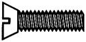 00-90 Brass Flat Head Machine Screws -- 1/2 x .047′ 1.27 x .12cm pkg(10), All Scales, Walthers Tools & Screws 1046