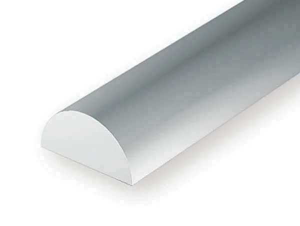 Styrene Half Round -- .060′ pkg(100), All Scales, Evergreen Scale Models 6241