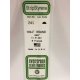 Styrene Half Round -- .060′ pkg(100), All Scales, Evergreen Scale Models 6241