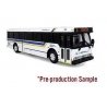 Orion V Transit Bus - Assembled -- Westchester Bee-Line (white, yellow, black), HO, Iconic Replicas 870515